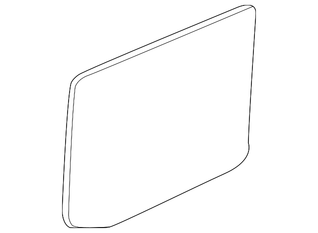 15821204 Деталь MOVEABLE GLASS, RIGHT