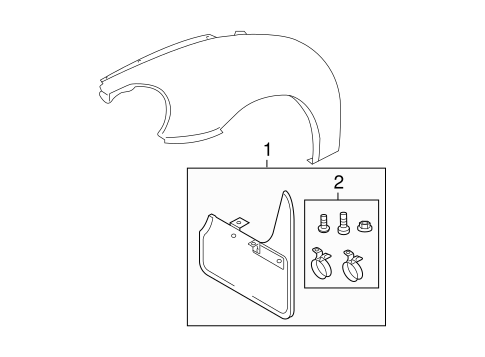 Beetle EXTERIOR TRIM - FENDER