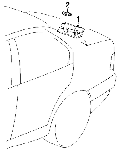328i LICENSE LAMPS