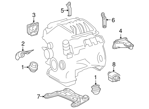 Crossfire ENGINE & TRANS MOUNTING