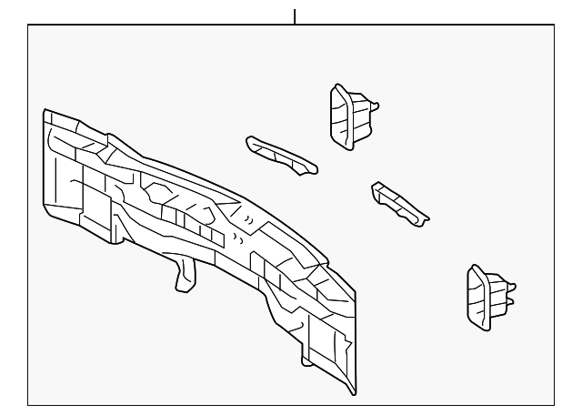 58307-0T011 Деталь REAR BODY PANEL