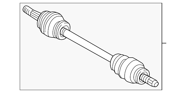 39600-5AA0A AXLE ASSY, RIGHT