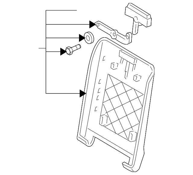 4L0-863-358-A-38M Деталь ARMREST COVER