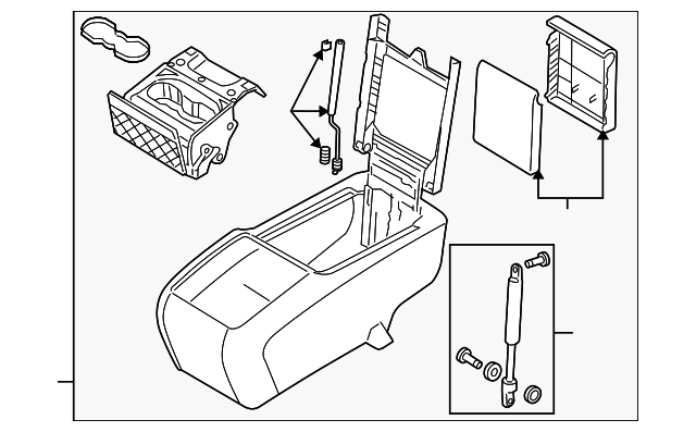 4L0-863-242-H-1GK Деталь CONSOLE ASSY