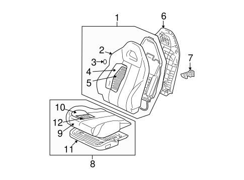Eclipse FRONT SEAT COMPONENTS 2