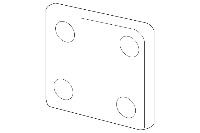 5104056AA Деталь STEP BUMPER MOUNT PLATE