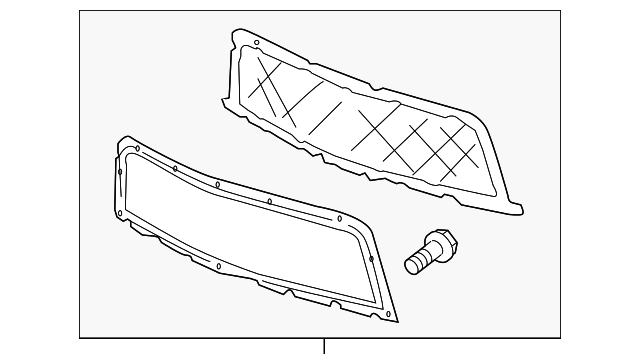 20995557 LOWER GRILLE