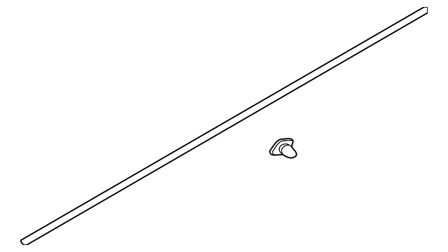 80838-1JA0A Деталь SEAL STRIP, LEFT