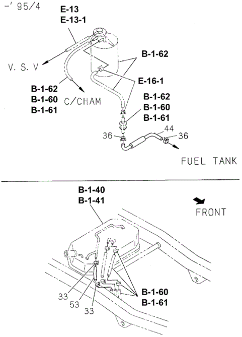 BODY / AIR CONDITIONING/A/C EVAPORATOR SYSTEM (ENGINE) (1) (DX) for 1995 Honda PASSPORT #1