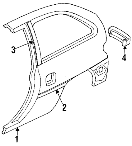 Aspire QUARTER PANEL & COMPONENTS