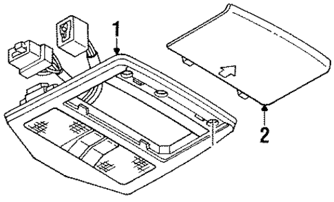 Escort OVERHEAD CONSOLE