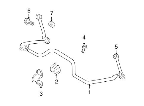 Aspen STABILIZER BAR & COMPONENTS 2