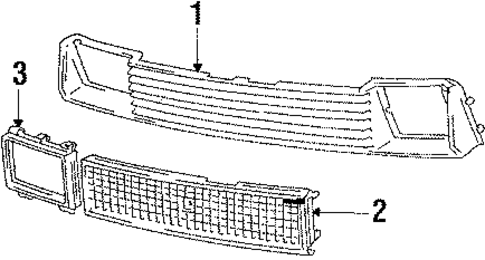 Corolla GRILLE & COMPONENTS