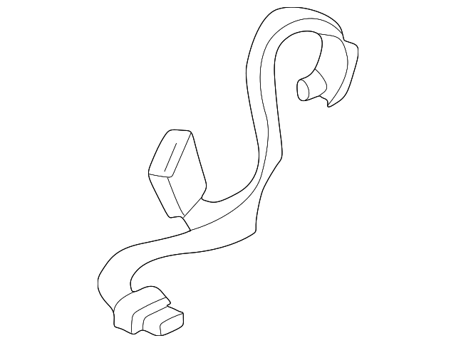 LE43-57-820A-72 Деталь CENTER SEAT BELT