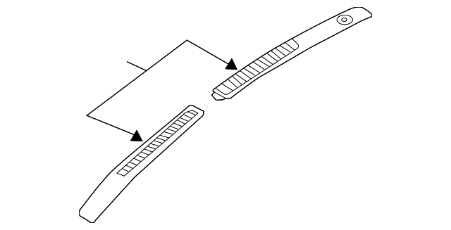 68742-3SG1A Деталь DEFROSTER VENT, RIGHT