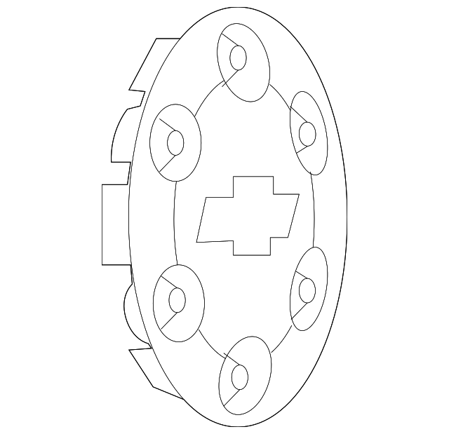 9595898 Деталь HUB CAP