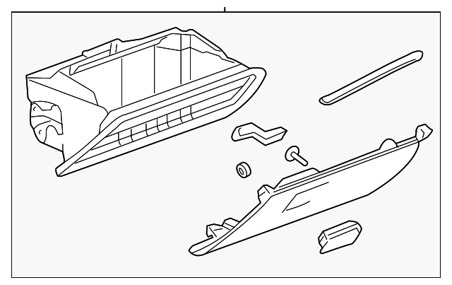 22774184 Деталь GLOVE BOX ASSY