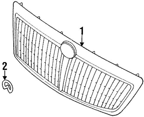 Q45 GRILLE & COMPONENTS
