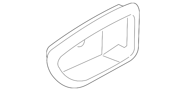 82611-3F000LK Деталь HANDLE BEZEL, LEFT