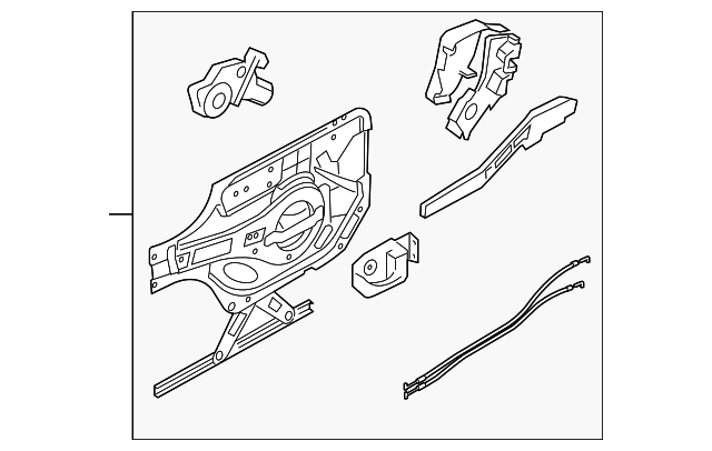 83480-3F010 Деталь LOCK MODULE, RIGHT