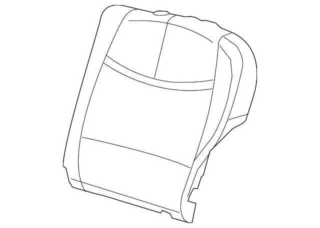 68104889AA Деталь SEAT BACK PAD, LEFT