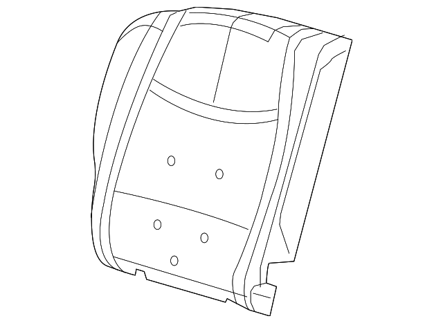 1VC09JXWAA Деталь SEAT BACK COVER, RIGHT