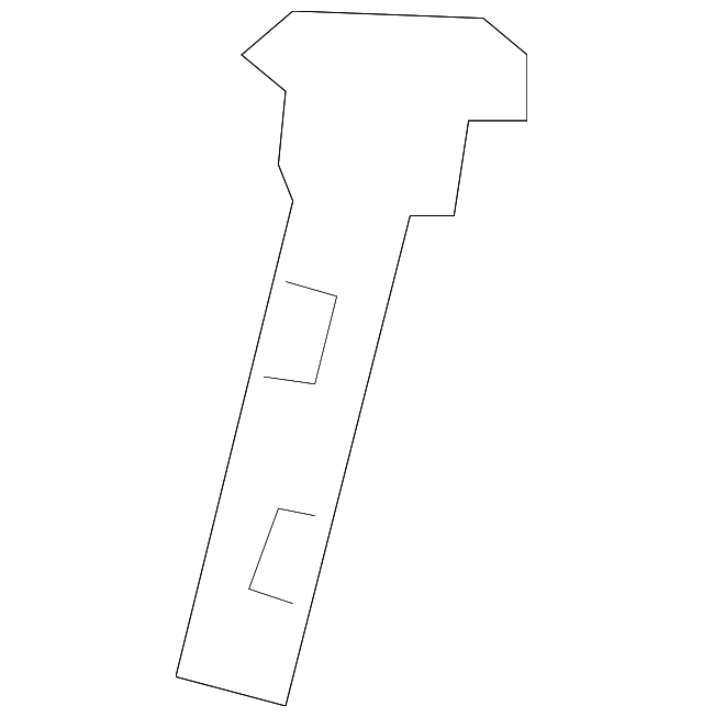 1VB88JXWAA Деталь HEADREST GUIDE, LEFT