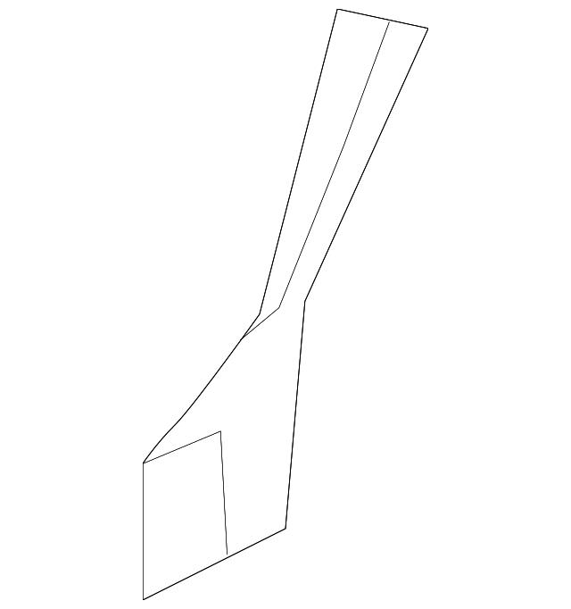 5160005AA Деталь FRONT REINF, LEFT