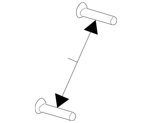 11588951 HINGE BOLT, LEFT
