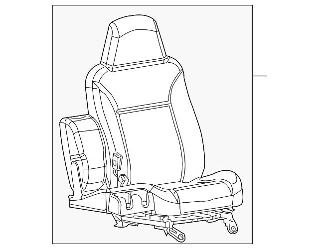 8158040120 Деталь SEAT ASSY, LEFT