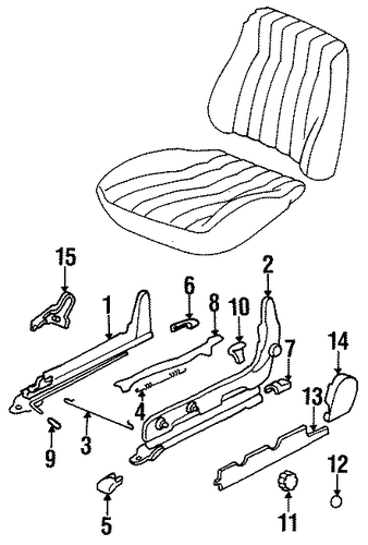 Sonata FRONT SEAT COMPONENTS
