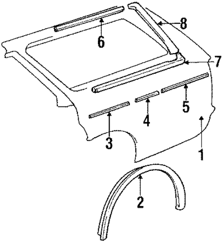 Cressida QUARTER PANEL