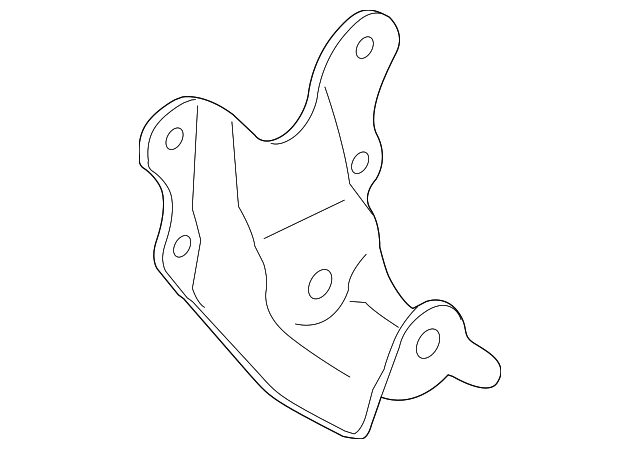 DC3Z-5775-A Деталь REAR BRACKET, LEFT