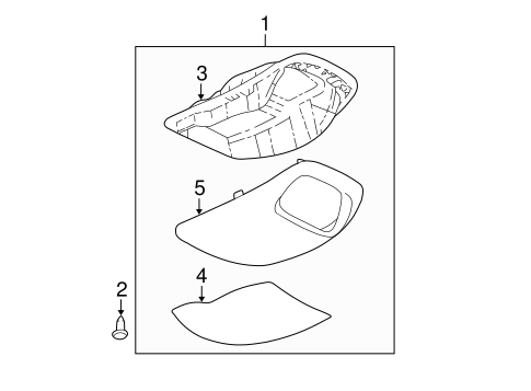 Impala OVERHEAD CONSOLE 3