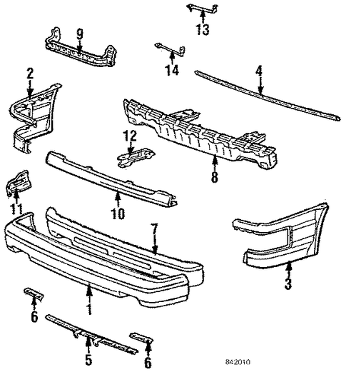 Corolla BUMPER & COMPONENTS - FRONT