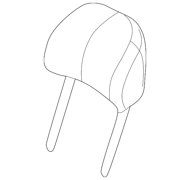 XP641L2AA Деталь HEADREST, LEFT