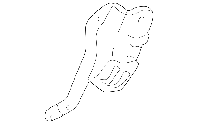 5071704AA Деталь HINGE & BRACKET, LEFT