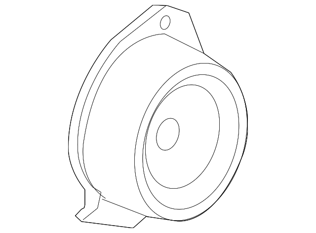 23265818 Деталь FRONT DR SPEAKER, LEFT