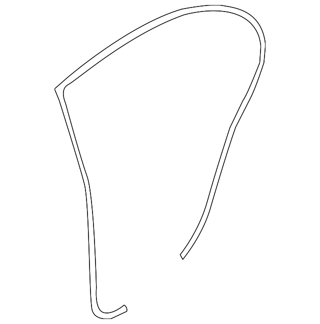 8466186Z00 Деталь W'STRIP ON BODY, RIGHT