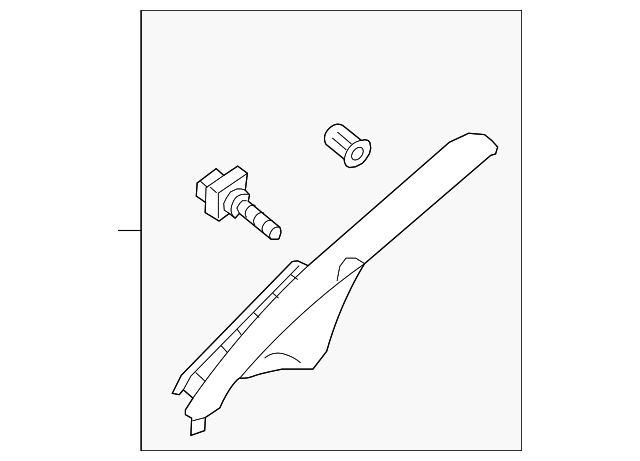 76912-3NA0A Деталь WINDSHIELD PILLAR TRIM, LEFT