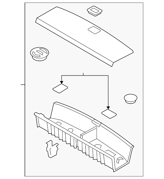 85715-C6000WK Деталь COMPARTMENT