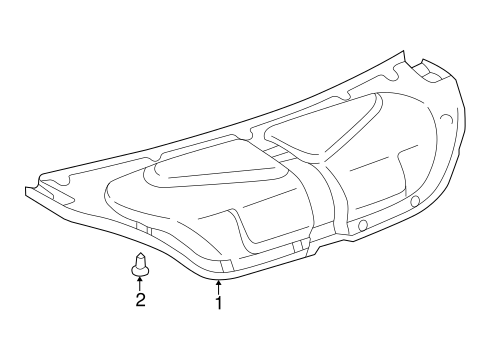 Solara INTERIOR TRIM - TRUNK
