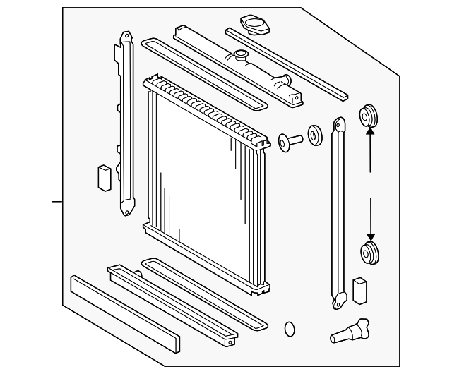 16400-50380 Деталь RADIATOR ASSY