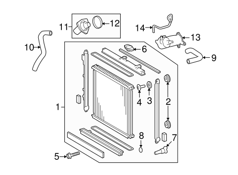 Land Cruiser RADIATOR & COMPONENTS