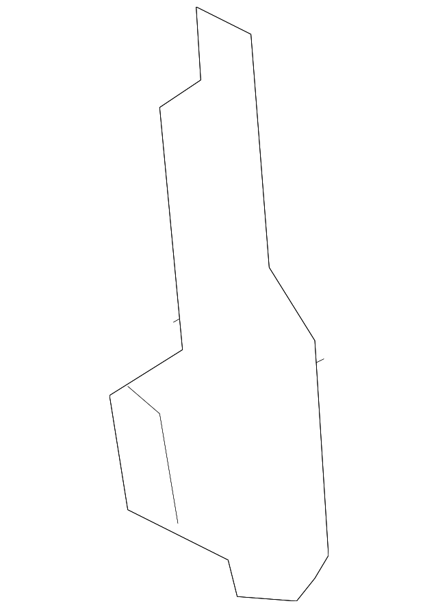 ZZCA-53-395 Деталь TOW HOOK BRKT, RIGHT