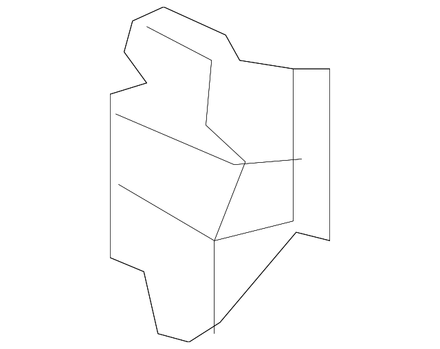 ZZC0-54-040 Деталь SUPPORT, LEFT