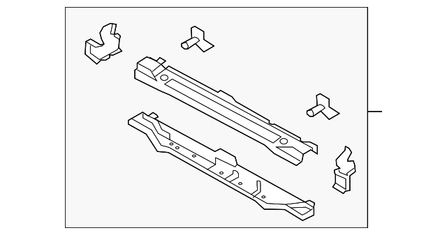 ZZCA-53-160 Деталь LOWER TIE BAR
