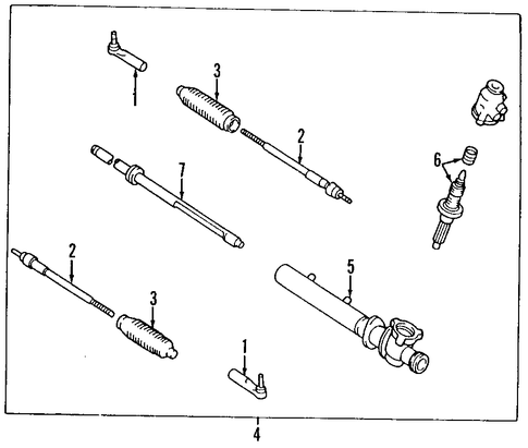 Versa STEERING GEAR & LINKAGE 2