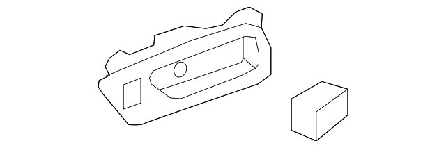 67608-50230-C0 HANDLE, INSIDE, LEFT