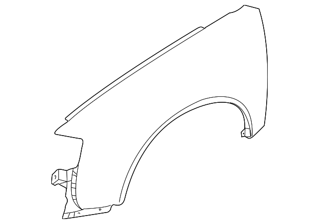 4B0-821-105-B Деталь FENDER, LEFT
